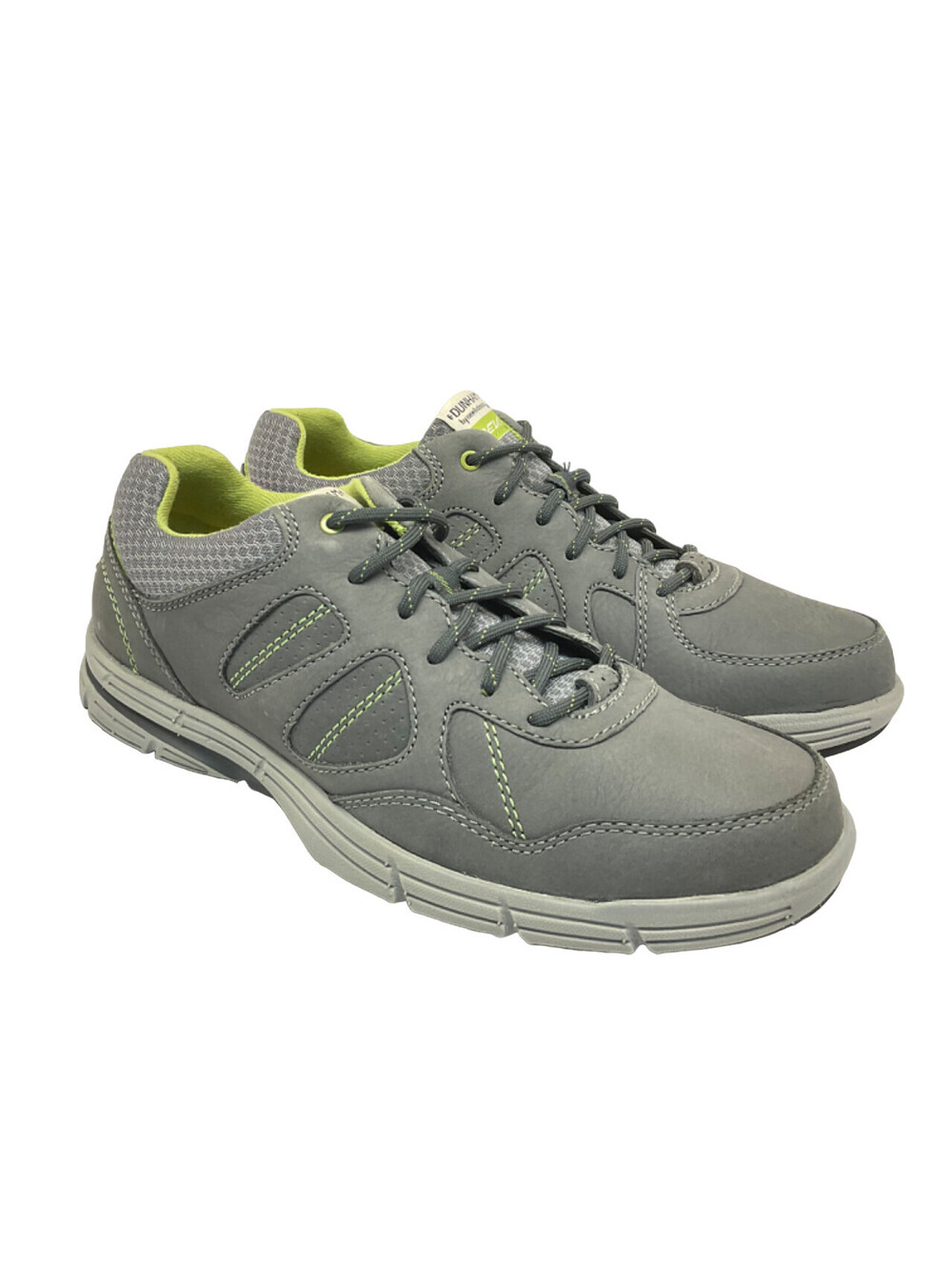 Dunham Men's Low-Cut REVsharp Casual Sneakers DAQ01 Grey/Green Size 9D
